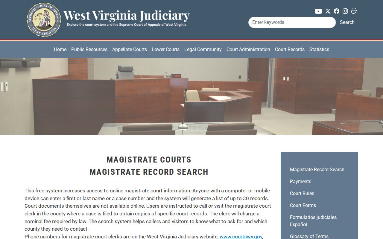 Doddridge County traffic court records MCRSearch field guide
